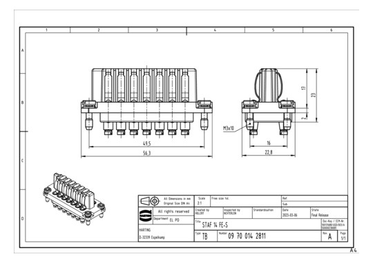 HART Kontakteinsatz Federein 09700142811 