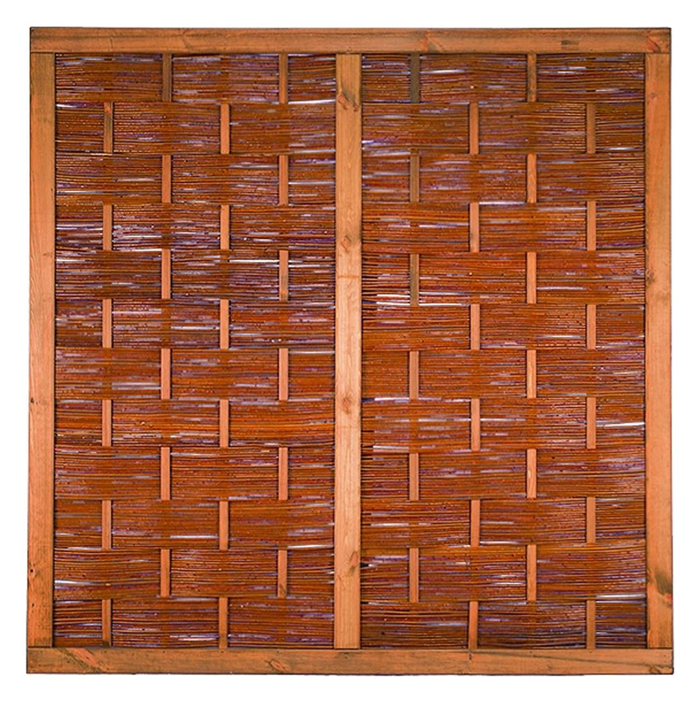 Bild ÄTNA Weidengeflechtzaun braun gebeizte W eide 180 x 180 cm - n.a.-0