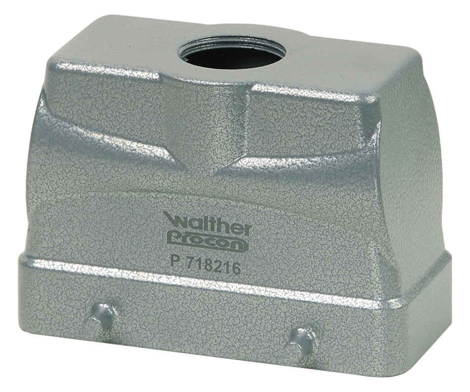 Tüllengehäuse m.Kabelverschraub Alu IP65 Querbügel 94x76x43mm oben