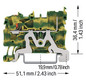Schutzleiter-Reihenklemme 0,25-4qmm gn/ge 1Etage APL_erf. Hutschiene TH35
