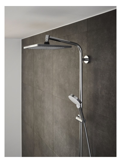 hansgrohe Showerpipe Crometta E mit Thermostat, 1jet, chrom