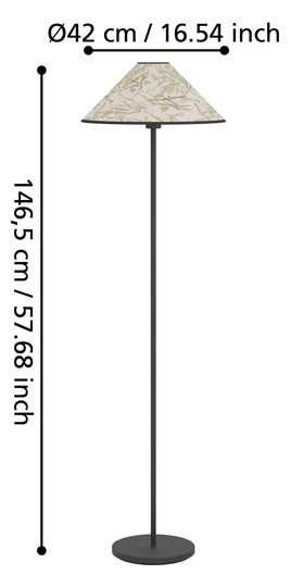 EGLO Stehleuchte/1 E27             43945 