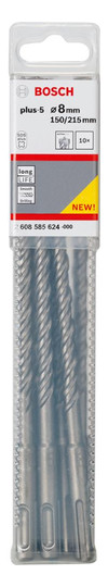 BOSCH-SDS-plus-Hammerbohrer plus-5 - 8x150/215 mm (PE=10)