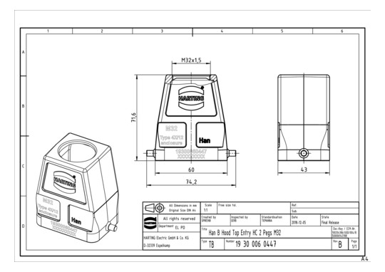 HART Tüllengeh.-Obert. M32   19300060447 
