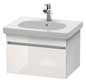 Duravit Waschtisch-Unterschrank DuraStyle 60 x 45,3 cm, Eiche terra, 1 Auszug, wandhängend