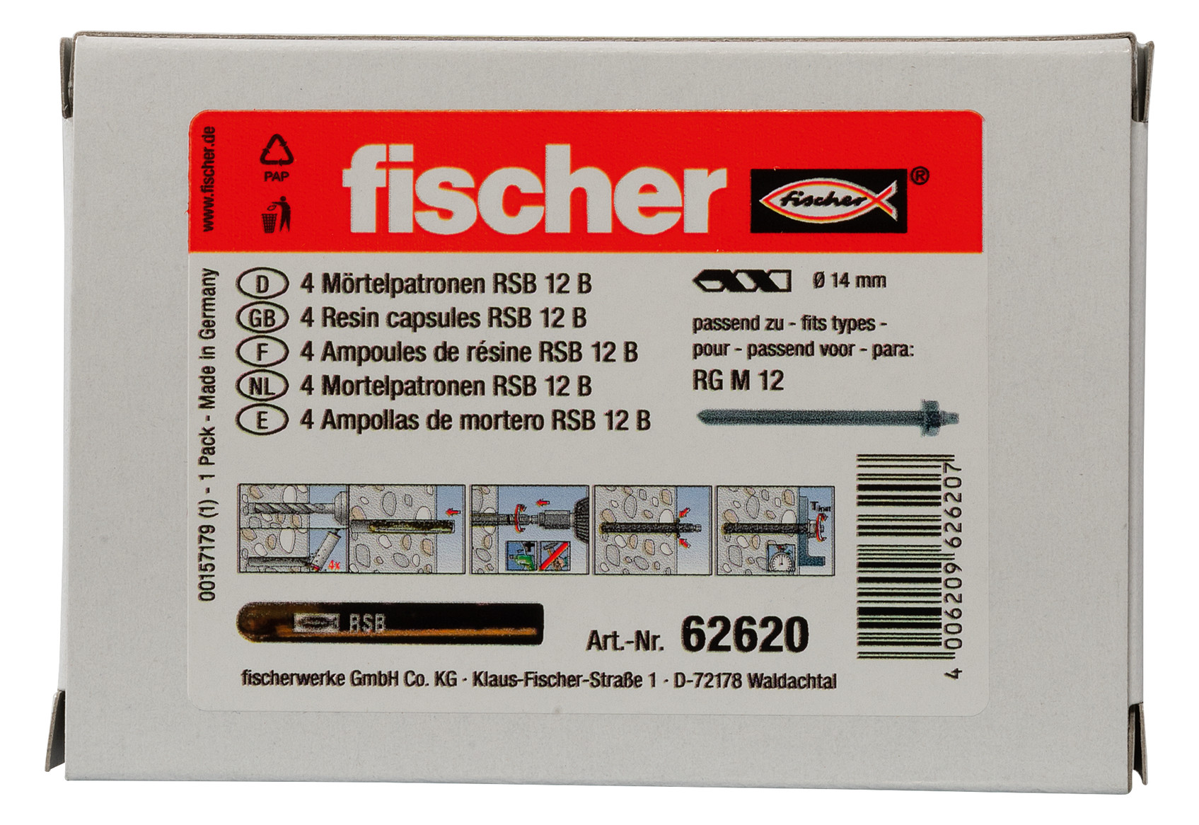 Bild Mörtelpatrone RSB 12 B fischer fischer-2
