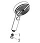 hansgrohe Handbrause Pulsify Select S 105 Activation, 3jet, chrom