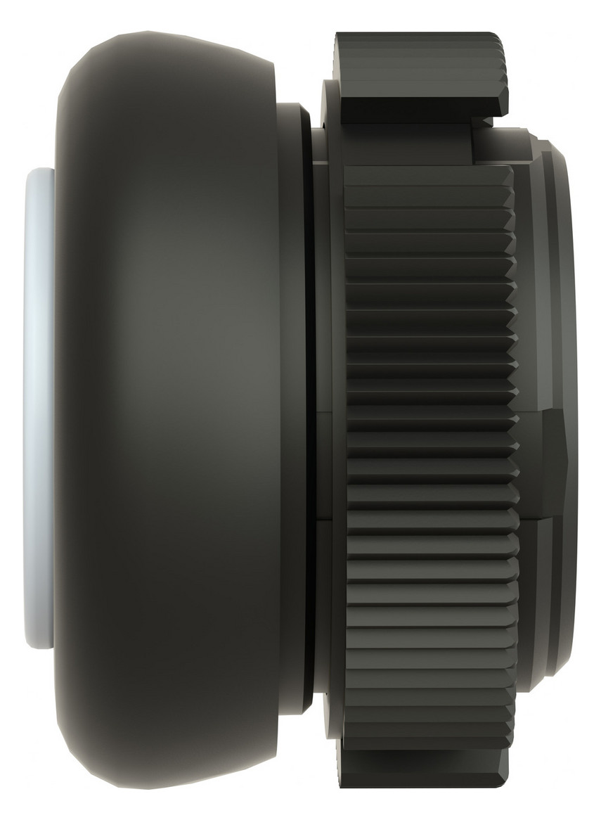 Drucktaster Front 1f ws Ø22,5mm rnd IP65 Tastend