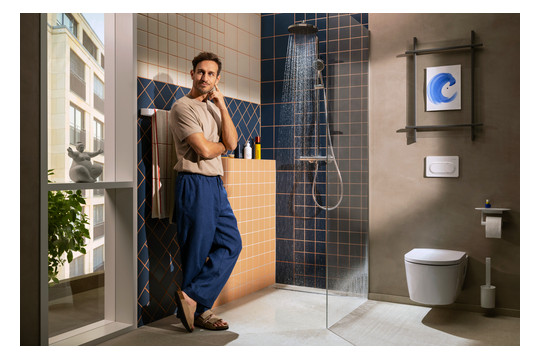 hansgrohe Wand-WC EluPura Original S mit WC-Sitz, weiß, ohne HygieneEffect und SmartClean