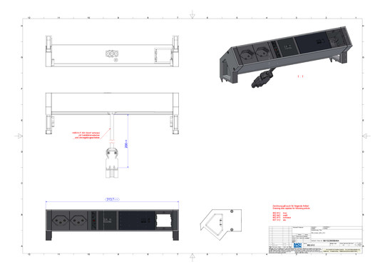 Bachmann DESK2 2xCH 1xUSB C 60W  902.912 
