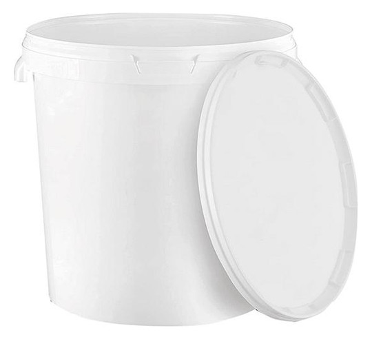 KRONENHANSA-Anrühreimer, weiß - 30l