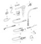 Geberit Wand-WC-Element Duofix Basic BH 112cm, Betätigung vorne, mit Delta UP-Spülkasten 12 cm