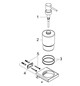 hansgrohe Lotionsspender AddStoris Wandmontage, Glaseinsatz, Metall, brushed black chrome