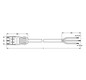 Systemverbindung 3p Serie 771 H05Z1Z1-F 3x2,5qmm L8000mm ws Stecker fr.Ende hfr