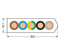 PVC-Steuerleitung Serie 897 5G10 gn Polyvinylchlorid (PVC) Farbe -15-90°C