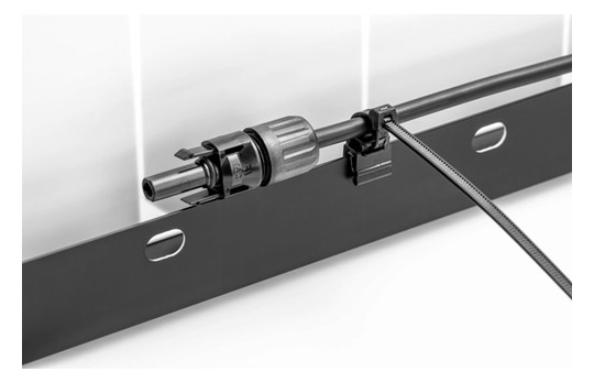 Kabelbinder L200mm sw 4,6x1mm hfr PA -40-85°C Polyamid (PA) KstZunge/Nase
