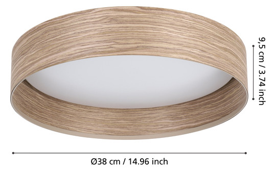 EGLO LED-Deckenleuchte D:380      900463 
