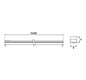 LED-Lichtband 15W/m rgbw 2700K 96Stk/m IP67 LED nicht austauschbar 125mm DC 24V