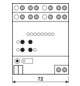 Jalousieaktor KNX REG 4f 6A Handbedien Vor Ort-/Handbedienung