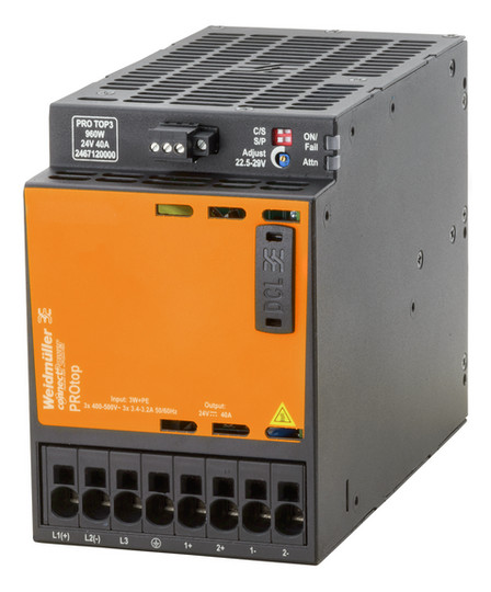 Weidmüller PRO TOP3 960W 24V 40A 