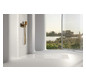 Bette Duschfliese BetteAir 1000 x 900 mm, jasmin, Rechteck, glasierter Titan-Stahl