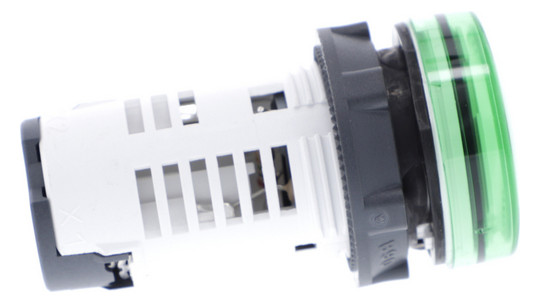 Leuchtmelder komplett 1f LED AC rnd hoch Ø22,5mm gn IP54