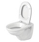 Duravit WC-Sitz Duraplus ohne Absenkautomatik, Scharniere Kunststoff, weiß