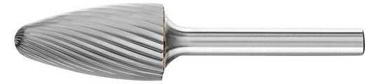 PFERD-HM-Frässtift Rundbogen RBF - 16x30mm, Z3,...