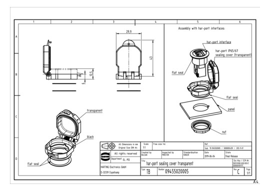 HART har-port Schutzkappe    09455020005 