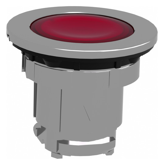 Drucktaster Front 1f rt bel.b Ø30,5mm rnd Geeignet für Beleuchtung IP66
