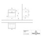 V&B Waschtisch-Unterschrank Subway 3.0 57,2x57,6x47,8cm, ohne LED/Griff Aluminium glänzend, marine blue
