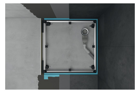 Bette Einbausystem Universal 85 x 75 cm, für Duschwanne, Duschfläche