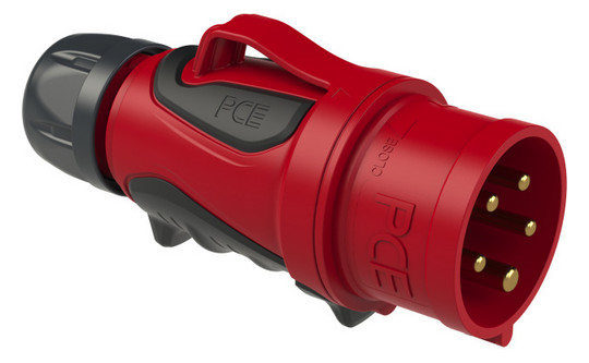 CEE-Stecker 16A 5p 6h IP54 GRIP   0153-6 