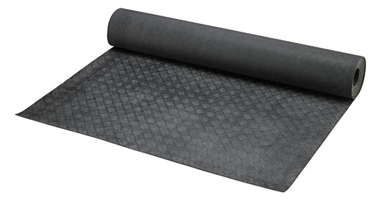 fortis-Hammerschlagmatte PRO, NR/SBR, schwarz, 3mm,...
