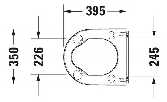 Duravit WC-Sitz Starck 3 Vital ohne Absenkautomatik, Scharniere Edelstahl, weiß