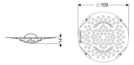 Kessel Haarsieb für Badabläufe System 100