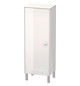 Duravit Halbhochschrank Brioso Individual, Tür links, chrom/Nussbaum dunkel