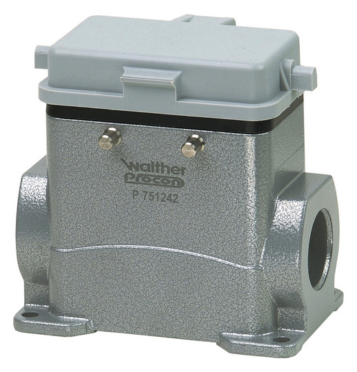 Sockelgehäuse Querbügel Alu Klappd IP65 93x74x52mm seitl