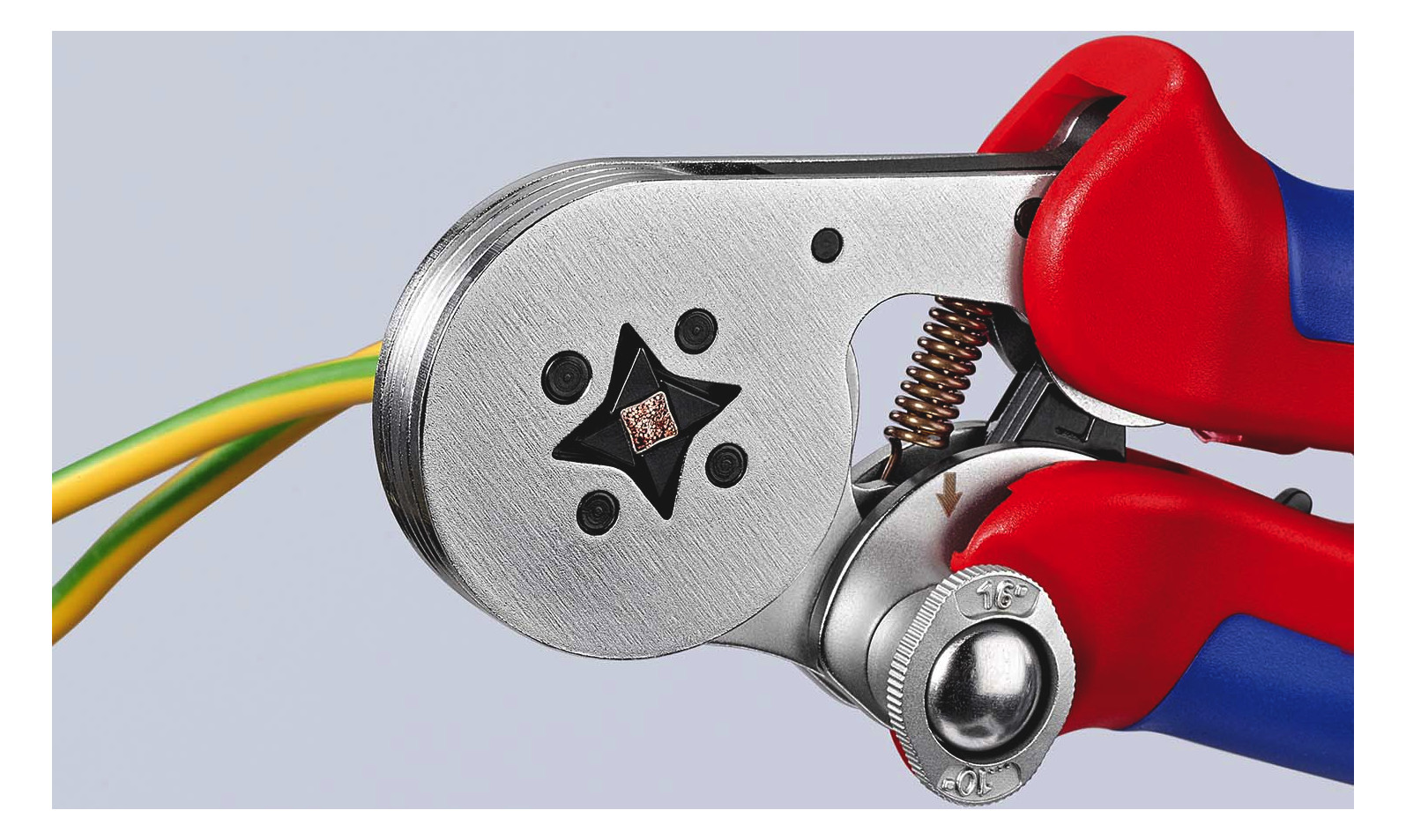Presszange mech 180mm versch.Eins 0,08-16qmm AWG28-6