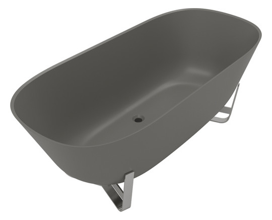 V&B Badewanne Antheus 175x80cm, freistehend, grey
