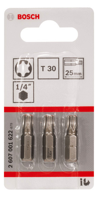 Bit TX30 L=25mm 6,4mm(1/4) 1/4Zoll