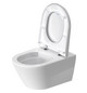 Duravit Wand-Tiefspül-WC-Set D-Neo mit WC-Sitz, Rimless, weiß