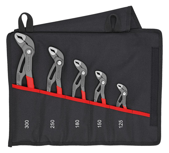 KNIPEX-Wasserpumpenzangen-Set Cobra in Rolltasche...