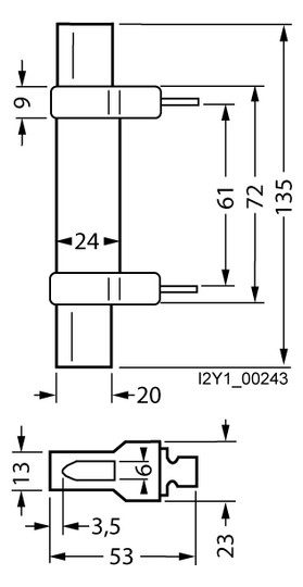 NH-Trennmesser 250A NH1