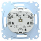 Steckdose 1f polws glz System M UP m.OL m.BS Mit Orientierungslicht IP20