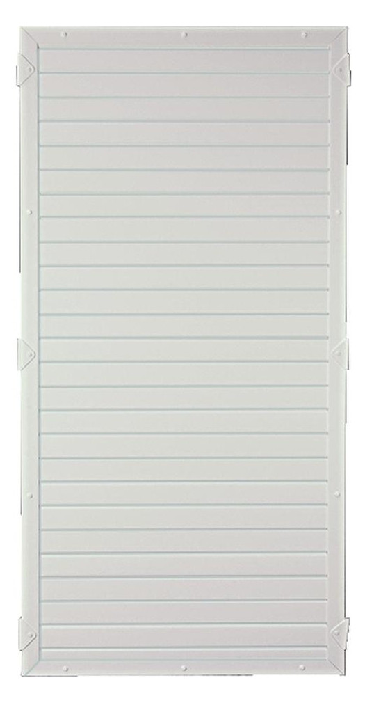Bild LIGHTLINE KS-Zaunelement 90 x 180 cm Fül lung / Rahmen WEISS - n.a.-0