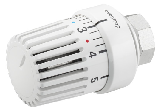 Oventrop Thermostat Uni LH 7-28 °C, mit Nullstellung, weiß, mit Flüssig-Fühler