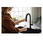 hansgrohe Spültisch-Einhebelmischer Aqittura M91 mit Ausziehauslauf, 1jet, Starter Set, mattschwarz