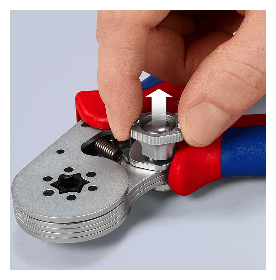 Crimpzange mech 180mm versch.Eins 0,08-10qmm AWG28-8