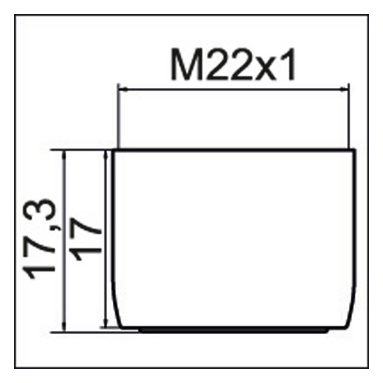 NEOPERL Strahlregler MIKADO PCA M 22 x 1, 0,35 gpm, 1,3 l/min, verchromt